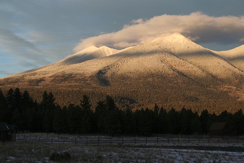 November.JPG - The San Francisco Peaks, viewed from our front yard.